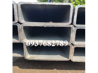 Thép hộp chữ nhật 80x180x6ly/mm/li mác thép SS400, Q235B