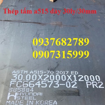 Thép tấm a515 dày 30mm Thép tấm a515 dày 30mm