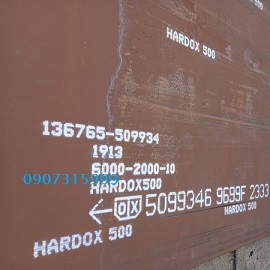 THÉP TẤM HARDOX DÀY 10MM THÉP TẤM HARDOX DÀY 10MM