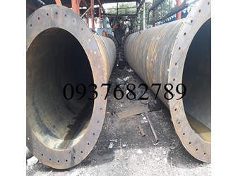 Gia công lốc ống tròn hàn đính sang phe từ thép tấm dày 30/32/34/35/36/38mm