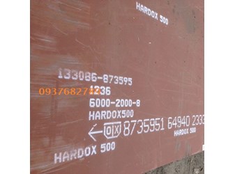 Giá thép tấm Hardox 500 dày 8mm-8ly-8li chịu mài mòn.