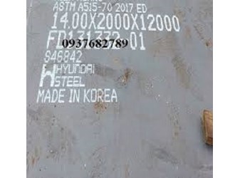 Giá thép tấm chịu nhiệt theo tiêu chuẩn ASTM A515 Gr70 dày 14mm(14ly,14li)