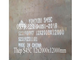 TẤM THÉP S45C 12MM TRUNG QUỐC