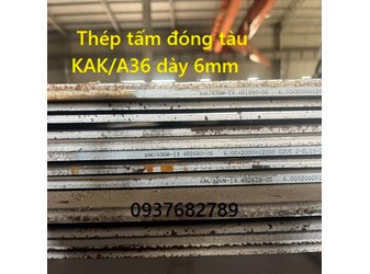 THÉP TẤM DÀY 6MM 6LY 6LI KHỔ 6X1500X6000MM