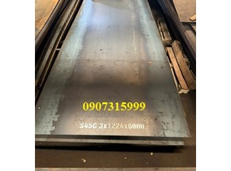 Tấm thép S45C dày 3mm 