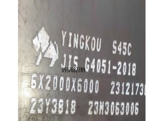 Thép kết cấu cacbon C45 5li 5.5li 6li 6.5li 7li 7.5li 8li 8.5li 9li 9.5li 10li