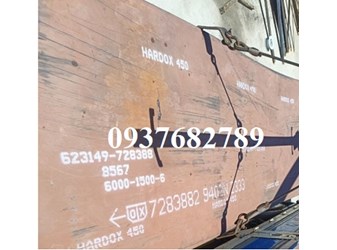 Thép tấm Hardox 500 dày 40mm x 2000mm x 6000mm