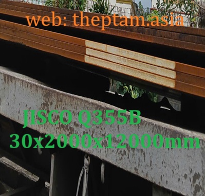 Thép tấm Q355B dày 30mm JISCO Trung Quốc