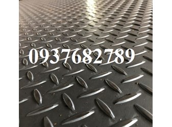 Thép tấm gân dày 8mm/8ly/8li (thép tấm gân mạ kẽm, tấm gân không gỉ)