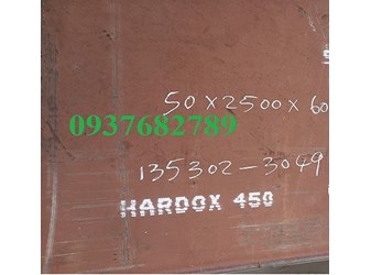 Thép tấm hardox 450 dày 50mm/50ly/50li