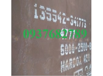 Thép tấm hardox 450 dày 8 x 2500 x 6000